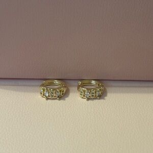 Elegant Gold plated Hoop Earrings